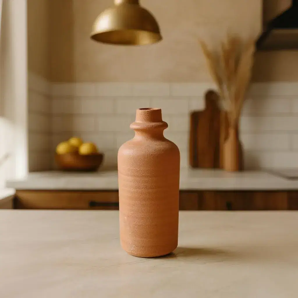 Terracotta Decorative Bottle